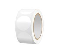 500 etichette adesive con sigillo in PVC trasparente etichette per imballaggio sigillo rotondo per buste carte scatola postale sacchetto caramelle avvolgimento in PVC