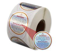 500 etichette olografiche per candele adesive per contenitori per candele e barattoli per candele e contenitori per candele