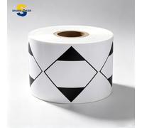 500 etichette quadrate SMAR per spedizioni via terra 2 "x 2" Nuovo 2022 Ormd Bianco Diamante Etichette per merci pericolose per la movimentazione del magazzino Trasporto Spedizione