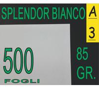500 FF CARTA BIANCA x STAMPANTE LASER INKJET FAX A3 80GR