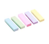 500 fogli colorati per appunti, carta adesiva 76 x 20 mm, memopad sfoderata per diari e appunti per prendere appunti, quaderni di colore morbido
