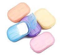 500 fogli di carta saponetta usa e getta, 5 scatole di detergente per le mani, profumo, mini carta per sapone colorato, per scuola, interni, esterni, viaggi, campeggio, escursionismo, campeggio