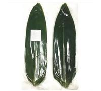 500 foglie di bambù fresche confezionate sottovuoto, per cucinare foglie di zongzi, piatti da sushi, decorazioni sostitutive (30,5 cm di lunghezza x 8,1 cm di larghezza)