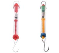 500 G/5n Hanging Scala A Molla Trasparente Plastica Per La Guscio Del Dinamometro Tubulare Scienza Esperimenti Comodo Fino Alla Macchina Degli Strumenti Auto