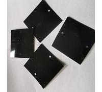 500 g di paillettes sfuse riflettenti a specchio 50 mm di diametro quadrati accessori per gioielli fai da te materiale decorativo-nero