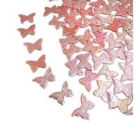 500 g di piastrelle a mosaico arcobaleno in ceramica a forma di farfalla, miste, iridescenti, per fai da te, piatti, vasi da fiori, sottobicchieri, vasi, tazze, mosaico fatto a mano, decorazione per