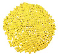500 g di piastrelle per mosaico in ceramica quadrate, 500 PEZZI 1 * 1 CM Realizzate a mano, creativi pezzi di micro mosaico per gli amanti dei progetti di mosaico fai da te e decorazioni per la casa