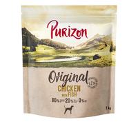 500 g gratis! 3 kg Purizon Crocchette senza cereali per cani - Adult Pollo con Pesce
