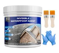 500 G lnvisible Walerproof Agent,Trasparente Waterproof Sealan Anti-LeakingSealant Agent,Super Stong Anti-Leakege Poliuretano Coating ForBathroom,Roofs,Kitchen,Patio,Walls, Outdoor