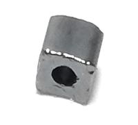 500 gr. TUBI QUADRI PRECIOSA DA CUCIRE mm2X2 HEMATITE