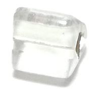 500 gr. TUBI TRIANGOLARI PRECIOSA DA CUCIRE mm5X5 CRYSTAL/ARGENTO