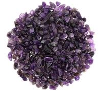 500 grammi di cristallo naturale ametista pietra schiacciato, cristallo ametista burattato chip-cristalli curativi chip sfusi, Pietre levigate per Cristalloterapia e Reiki, Artigianato