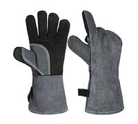 500 guanti di saldatura da lavoro resistenti al calore in pelle FORGE GLOVE 4 0 cm Con a maniche lunghe