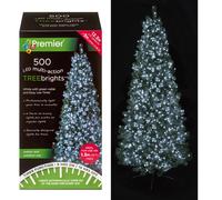 500 LED Albero Di Natale Luci Con Timer Multifunzione Di Premier - Bianche