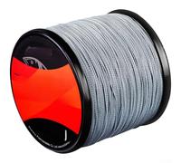 500 metri 4 fili PE per lenza da pesca intrecciata per pesca d'acqua dolce salata con distribuzione uniforme della tensione e nodi del vento ridotti (2,0/11,3 kg grigio)
