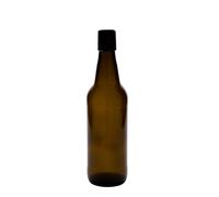 500 ml Bottiglia da birra, vetro, marrone, imboccatura: tappo meccanico