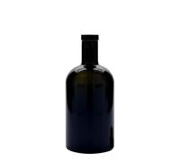 500 ml Bottiglia di vetro 'Farmacia', verde antico, imboccatura: fascetta