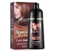 500 ML Color Shampoo Copertura Grigia a lunga durata per uomini e donne A base di erbe naturali (dark brown)