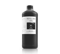 500 ml di ricarica 'inchiostro di sublimazione compatibile con I3200 XP600 TX800 L1440 F1080 Kit di trasferimento di calore per le stampanti per t-shirt(500ML-BK)