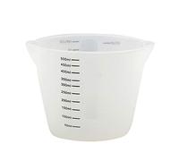 500 ml e 250 ml riutilizzabili in silicone tazze di misurazione miscelazione resina epossidica gioielli stampi per colata vernice acrilica versamento tazze di misurazione set silicone