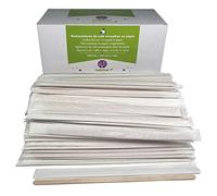 500 palettine di Legno confezionate singolarmente in Carta da 17,8 cm. Bastoncini di caffè USA e Getta, Agitatore per caffè biodegradabili. Palette per caffè.
