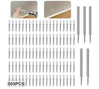 500 PCS Chiodi a Doppia Testa per Battiscopa, Chiodi Senza Cuciture per Battiscopa a Doppia Testa, Viti di Sicurezza Invisibili per Battiscopa, Chiodi a Doppia Testa Filo con Strumento per Maniche