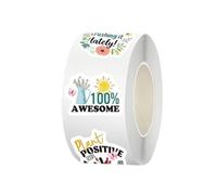 500 Pcs Inspirational Plant Stickers per i premi Incentive Graph Supplies