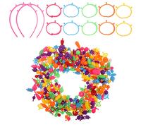 500 Pcs Kit Per Fare Gioielli Creazione Braccialetti Perline La Di