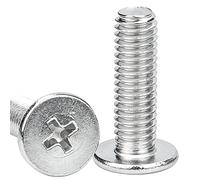 500 Pcs M1.6 Flat Head Machine Screws 304 Stainless Steel, Cross Recess Thin Head, Low Profile Fasteners for Small Devices and Precision Assembly (5MM)