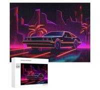 500 PCS Puzzle Per Adolescenti A Synthwave Odyssey Puzzle Per Adulti Giocattoli Fai Da Te Sfida Difficile Regali Antistress 500 PCS