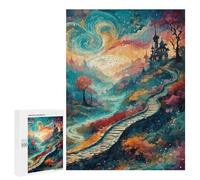 500 PCS Puzzle Per Adolescenti Abstract Winding Road Puzzle Per Adulti Giocattoli Fai Da Te Sfida Difficile Regali Antistress 500 PCS