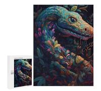 500 PCS Puzzle Per Adolescenti Amazonian Serpent in Vibrant Jungle Puzzle Per Adulti Puzzle Difficile Sfida Attività Divertenti A Casa Ottimo Regalo Per I Giocatori 500 PCS