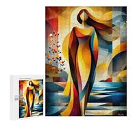 500 PCS Puzzle Per Adolescenti Aphrodite - Cubist Minimal Mythology Abstract Puzzle Per Adulti Gioco Per Famiglie Antistress Difficile Da Completare 500 PCS