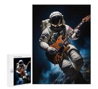500 PCS Puzzle Per Adolescenti Astronaut Plays Guitar Puzzle Per Adulti Gioco Pratico Corsa Di Velocità Delle Mani Divertimento Attività A Casa, 500 PCS