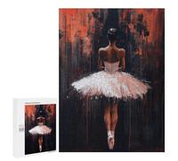 500 PCS Puzzle Per Adolescenti Ballet Dancer in Red The Shadow of Ballet Artistic Expression Puzzle Per Adulti Rompicapo Gioco Analisi E Logica Regali Di Natale Compleanno 500 PCS