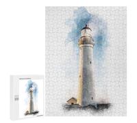 500 PCS Puzzle Per Adolescenti Cape Nelson Lighthouse Puzzle Per Adulti, Gioco Rompicapo, Gara Di Velocità Manuale, Impegnativo Da Completare 500 PCS