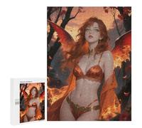 500 PCS Puzzle Per Adolescenti Captivating Auburn Seraph in An Enchanted Forest Puzzle Per Adolescenti Migliora La Memoria Sfida Da Completare Giocattoli Educativi Per L'apprendimento 500 PCS