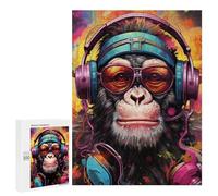 500 PCS Puzzle Per Adolescenti Chill Monkey -25 Puzzle Per Adulti Gioco Pratico Corsa Di Velocità Delle Mani Divertimento Attività A Casa, 500 PCS