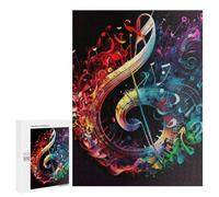 500 PCS Puzzle Per Adolescenti Colorful Musical Harmony Artwork Puzzle Per Adolescenti Gioco Rompicapo Migliora La Memoria Regali Di Natale Compleanno 500 PCS