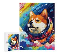 500 PCS Puzzle Per Adolescenti Cosmic Canine Explorer-2 Puzzle Per Adolescenti Difficili Ogni Pezzo È Unico - Regalo Di Compleanno, Regali, 500 PCS