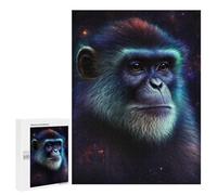 500 PCS Puzzle Per Adolescenti Cosmic Monkey Portrait-2 Puzzle Per Adulti Migliorano La Memoria Difficili E Stimolanti Rompicapo Giochi Per Famiglie 500 PCS