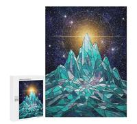 500 PCS Puzzle Per Adolescenti Crystal Mountain in Space Puzzle Per Adulti Gioco Pratico Assemblaggio Di Modelli Regali Unici Per Compleanno E Natale 500 PCS