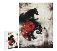 500 PCS Puzzle Per Adolescenti Death And Life Fox Fantasy Puzzle Per Adulti Puzzle Difficile Sfida Attività Divertenti A Casa Ottimo Regalo Per I Giocatori 500 PCS
