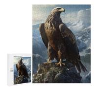 500 PCS Puzzle Per Adolescenti Eagle On Mountain Top Puzzle Per Adulti Giocattoli Antistress Regali Per Donne Sfida Da Completare 500 PCS