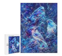 500 PCS Puzzle Per Adolescenti Enchanted Celestial Birds Puzzle Adolescente Giocattolo Antistress Vacanza Casa Passatempo Sfida Educativa 500 PCS