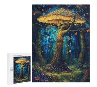 500 PCS Puzzle Per Adolescenti Enchanted Forest Glowing Mushrooms Puzzle Per Adolescenti Difficili Ogni Pezzo È Unico - Regalo Di Compleanno, Regali, 500 PCS