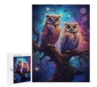 500 PCS Puzzle Per Adolescenti Enchanted Night Owls Puzzle Fai Da Te Per Adulti, Giocattoli, Decorazioni Murali, Regali Per Tutta La Famiglia 500 PCS