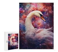 500 PCS Puzzle Per Adolescenti Enchanted Swan Fantasy Puzzle Per Adolescenti Gioco Rompicapo Migliora La Memoria Regali Di Natale Compleanno 500 PCS