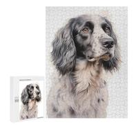 500 PCS Puzzle Per Adolescenti English Setter Dog Puzzle Per Adulti Gioco Pratico Corsa Di Velocità Delle Mani Divertimento Attività A Casa, 500 PCS