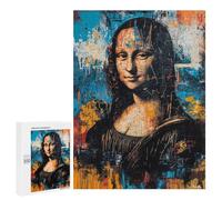500 PCS Puzzle Per Adolescenti Expressionist Mona Lisa Puzzle Per Adolescenti Giochi Per Famiglie Analisi E Sfida Educativa Logica 500 PCS
